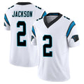Rebec C.Panthers #2 Mike Jackson Player White Vapor F.U.S.E. Limited Home Game Stitched Jerseys