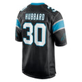 Rebec C.Panthers #30 Chuba Hubbard Player Black Game Stitched Jerseys