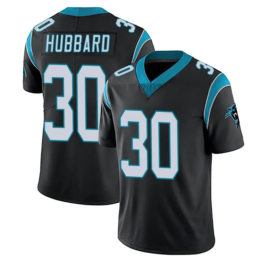Rebec C.Panthers #30 Chuba Hubbard Player Black Vapor Untouchable Limited Game Stitched Jerseys