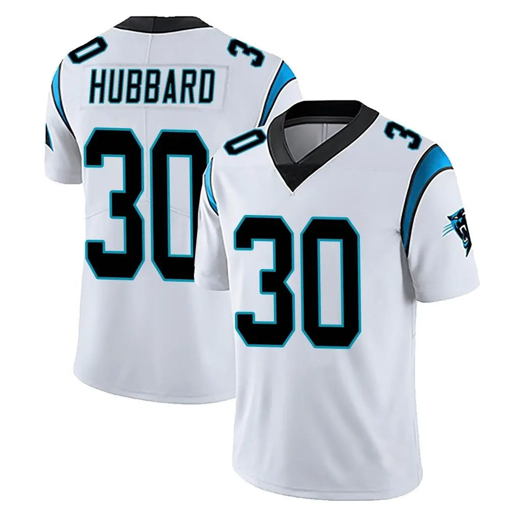 Rebec C.Panthers #30 Chuba Hubbard Player White Vapor Untouchable Limited Game Stitched Jerseys