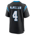 Rebec C.Panthers #4 Tetairoa McMillan Player Black Home Game Stitched Jerseys