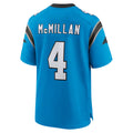 Rebec C.Panthers #4 Tetairoa McMillan Player Blue Home Game Stitched Jerseys