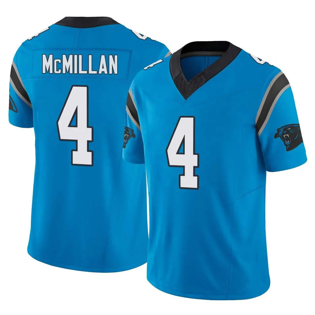 Rebec C.Panthers #4 Tetairoa McMillan Player Blue Vapor F.U.S.E. Limited Home Game Stitched Jerseys