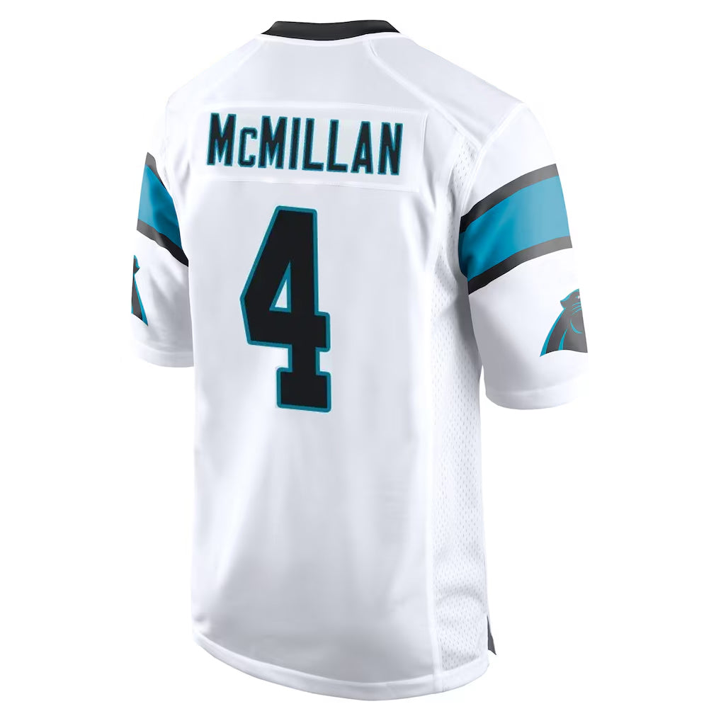 Rebec C.Panthers #4 Tetairoa McMillan Player White Game Stitched Jerseys