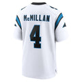 Rebec C.Panthers #4 Tetairoa McMillan Player White Home Game Stitched Jerseys