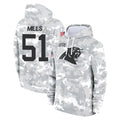 Rebec C.Panthers #51 Sam Mills Player Arctic Camo Salute to Service Pullover Hoodies Limited Game Stitched Jerseys