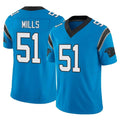 Rebec C.Panthers #51 Sam Mills Player Blue Vapor F.U.S.E. Limited Home Game Stitched Jerseys