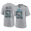 Rebec C.Panthers #51 Sam Mills Player Gray Atmosphere Fashion Game Stitched Jerseys