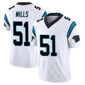 Rebec C.Panthers #51 Sam Mills Player White Vapor F.U.S.E. Limited Home Game Stitched Jerseys