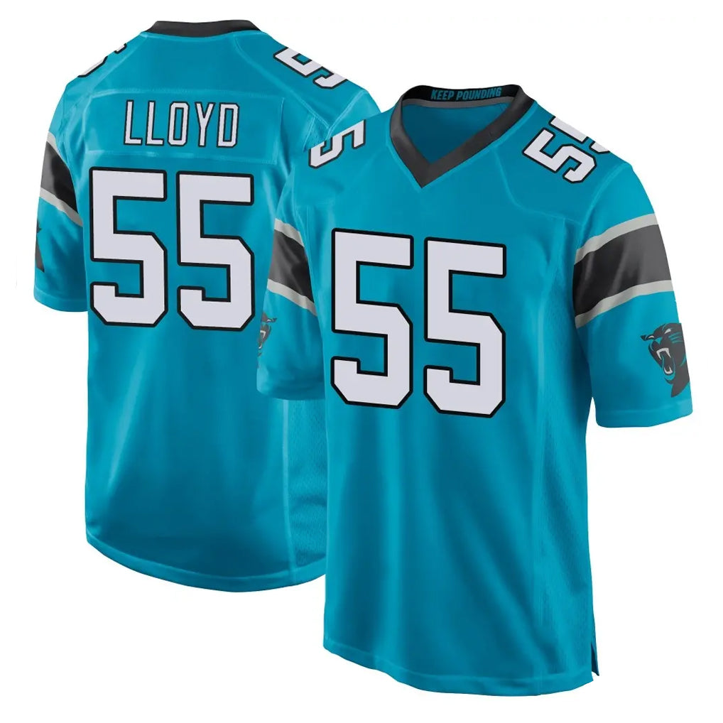 Rebec C.Panthers #55 Devin Lloyd Player Blue Game Stitched Jerseys