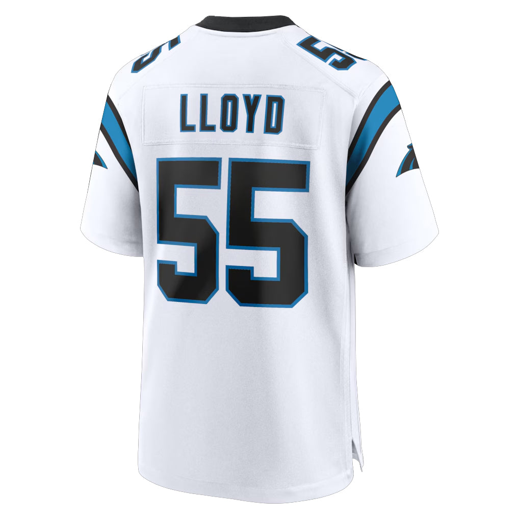 Rebec C.Panthers #55 Devin Lloyd Player White Home Game Stitched Jerseys
