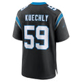 Rebec C.Panthers #59 Luke Kuechly Player Black Home Game Stitched Jerseys