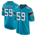 Rebec C.Panthers #59 Luke Kuechly Player Blue Game Stitched Jerseys