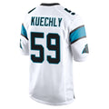 Rebec C.Panthers #59 Luke Kuechly Player White Game Stitched Jerseys