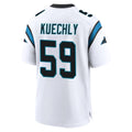 Rebec C.Panthers #59 Luke Kuechly Player White Home Game Stitched Jerseys