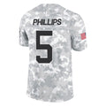 Rebec C.Panthers #5 Jaelan Phillips Player Arctic Camo Salute to Service Limited Game Stitched Jerseys
