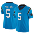 Rebec C.Panthers #5 Jaelan Phillips Player Blue Vapor F.U.S.E. Limited Home Game Stitched Jerseys