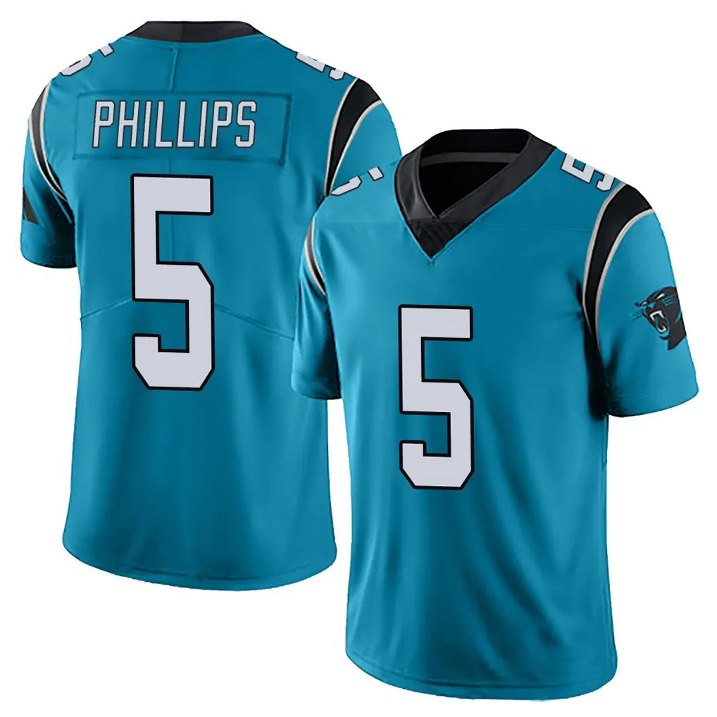 Rebec C.Panthers #5 Jaelan Phillips Player Blue Vapor Untouchable Limited Game Stitched Jerseys