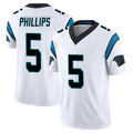Rebec C.Panthers #5 Jaelan Phillips Player White Vapor F.U.S.E. Limited Home Game Stitched Jerseys