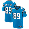 Rebec C.Panthers #89 Steve Smith Sr Player Blue Home Game Stitched Jerseys