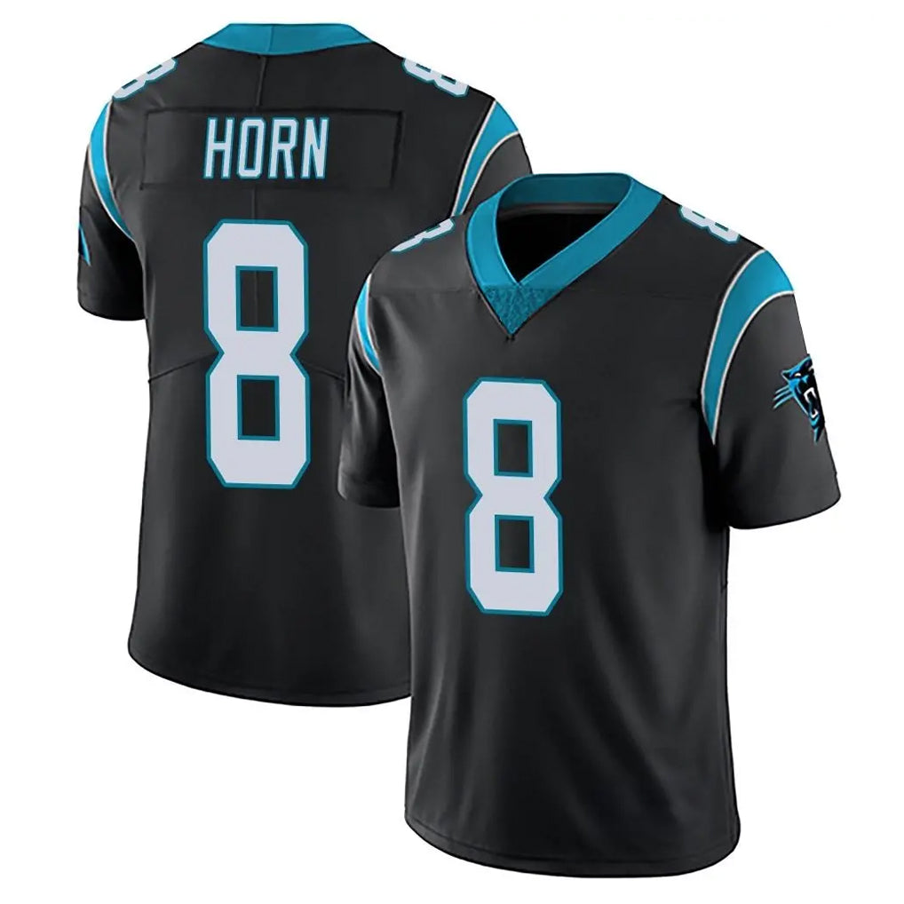 Rebec C.Panthers #8 Jaycee Horn Player Black Vapor Untouchable Limited Game Stitched Jerseys