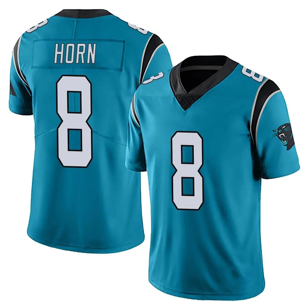 Rebec C.Panthers #8 Jaycee Horn Player Blue Vapor Untouchable Limited Game Stitched Jerseys