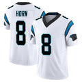 Rebec C.Panthers #8 Jaycee Horn Player White Vapor F.U.S.E. Limited Home Game Stitched Jerseys