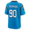 Rebec C.Panthers #90 Julius Peppers Player Blue Home Game Stitched Jerseys