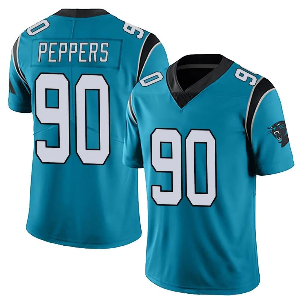 Rebec C.Panthers #90 Julius Peppers Player Blue Vapor Untouchable Limited Game Stitched Jerseys
