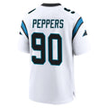 Rebec C.Panthers #90 Julius Peppers Player White Home Game Stitched Jerseys