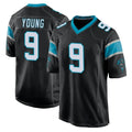 Rebec C.Panthers #9 Bryce Young Player Black Game Stitched Jerseys