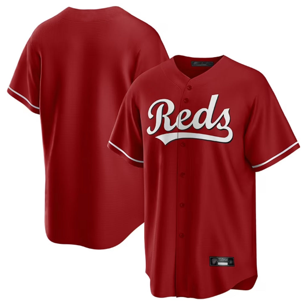 Rebec C.Reds Red Game Home Blank Player Stitched Jerseys