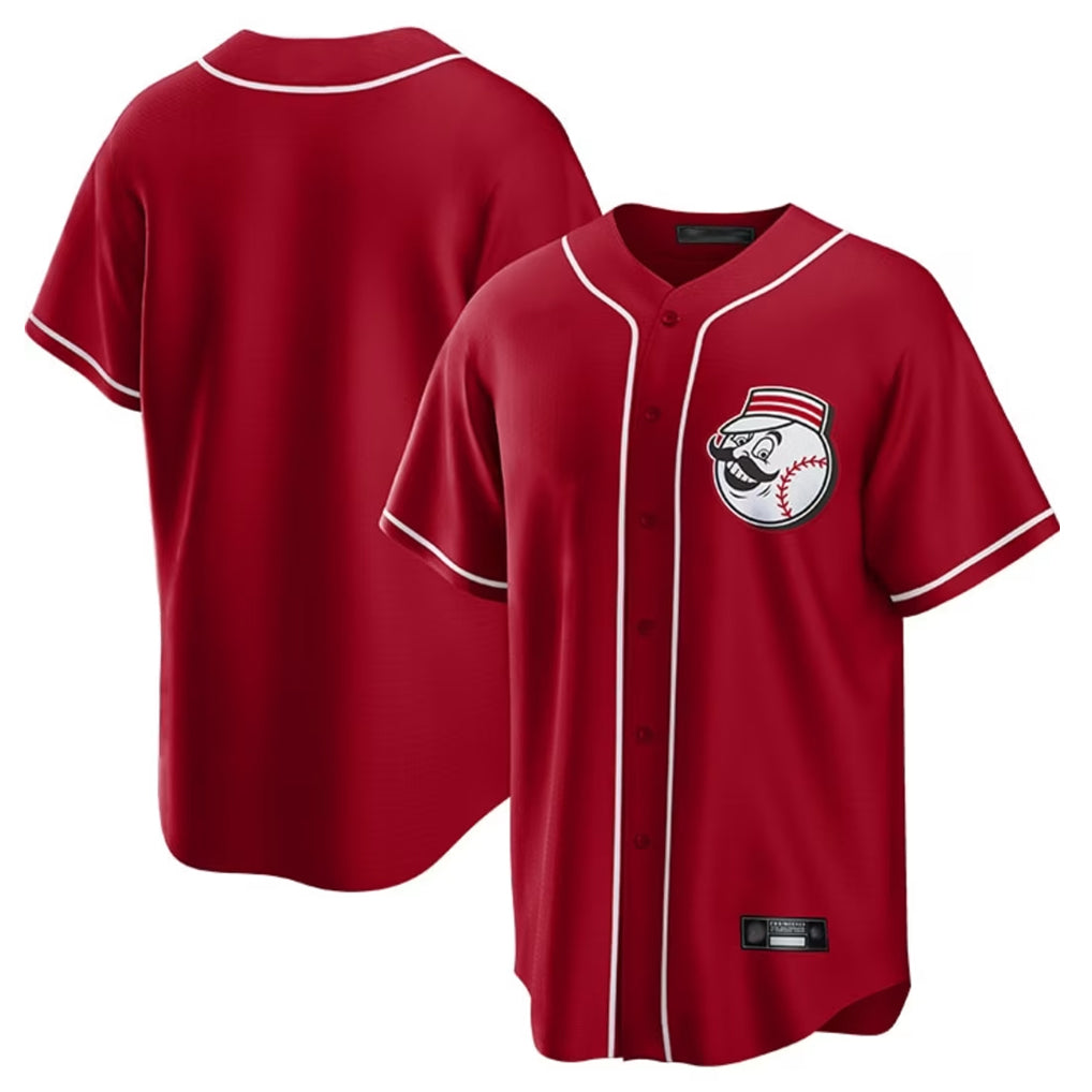 Rebec C.Reds Red Home Game Blank Player Stitched Jerseys