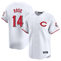 Rebec C.Reds #14 Pete Rose Player White Limited Home Stitched Jerseys