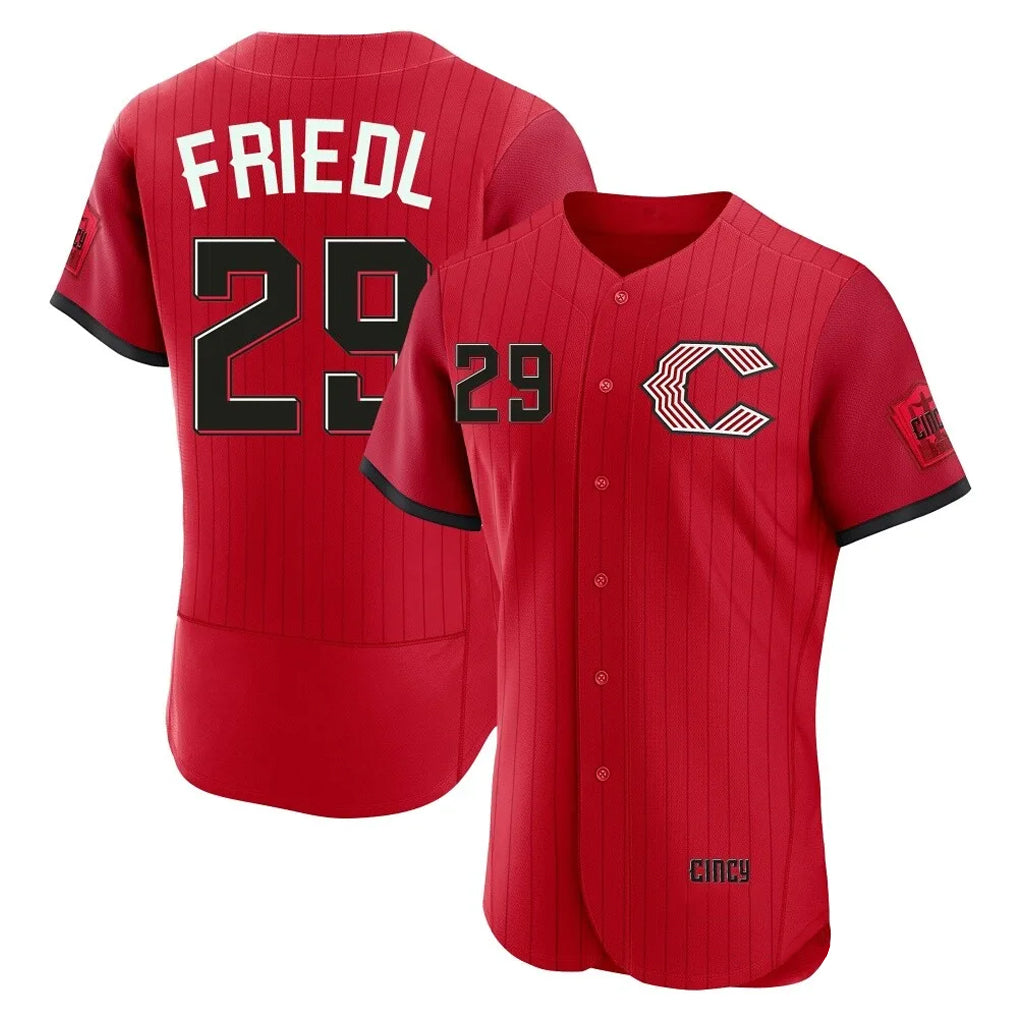 Rebec C.Reds #29 TJ Friedl Player Red 2026 City Connect Limited Elite Home Stitched Jerseys