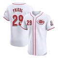 Rebec C.Reds #29 TJ Friedl Player White Limited Elite Home Stitched Jerseys