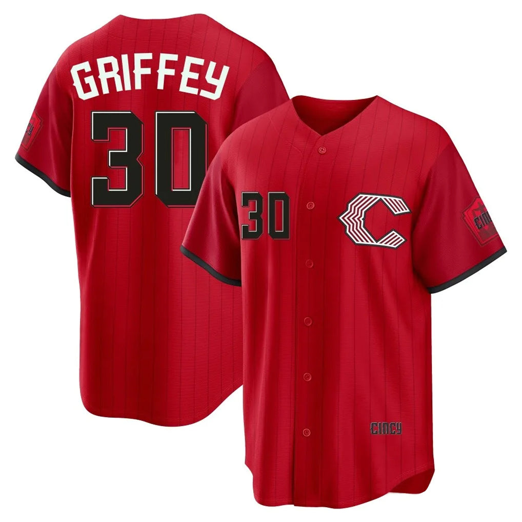 Rebec C.Reds #30 Ken Griffey Player Red 2026 City Connect Home Game Stitched Jerseys