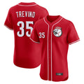 Rebec C.Reds #35 Jose Trevino Player Red Limited Elite Home Game Stitched Jerseys
