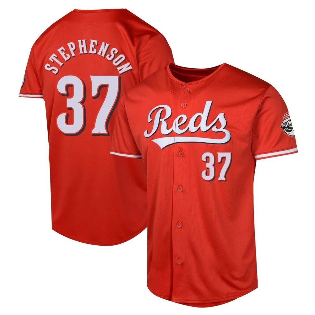 Rebec C.Reds #37 Tyler Stephenson Player Red 2026 City Connect Limited Home Stitched Jerseys