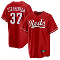 Rebec C.Reds #37 Tyler Stephenson Player Red Home Game Stitched Jerseys