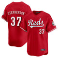 Rebec C.Reds #37 Tyler Stephenson Player Red Home Limited Stitched Jerseys