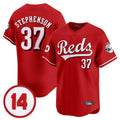 Rebec C.Reds #37 Tyler Stephenson Player Red Vapor Premier Limited Home Stitched Jerseys