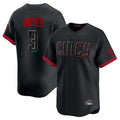 Rebec C.Reds #3 Ke'Bryan Hayes Player Black City Connect Home Limited Stitched Jerseys