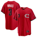 Rebec C.Reds #3 Ke'Bryan Hayes Player Red 2026 City Connect Home Game Stitched Jerseys