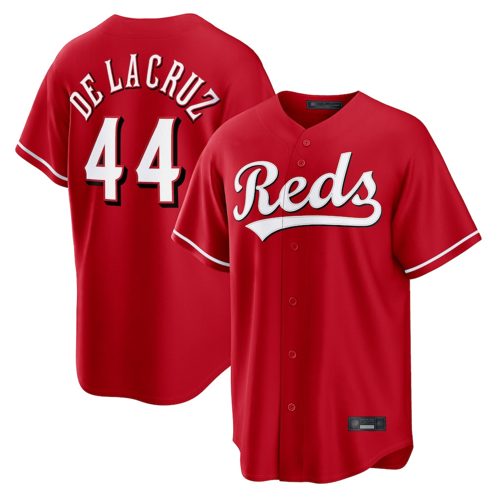 Rebec C.Reds #44 Elly De La Cruz Player Red Home Game Stitched Jerseys