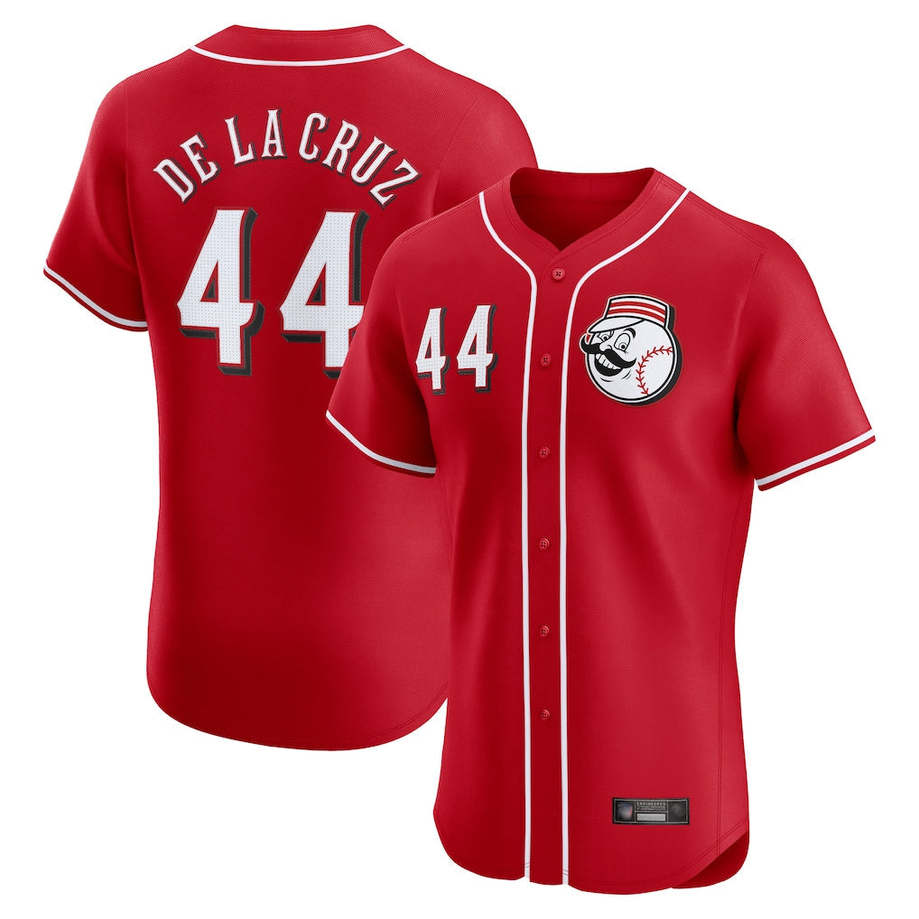 Rebec C.Reds #44 Elly De La Cruz Player Red Limited Elite Home Game Stitched Jerseys
