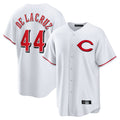 Rebec C.Reds #44 Elly De La Cruz Player White Home Game Stitched Jerseys