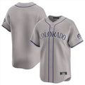 Rebec C.Rockies Gray Limited Home Blank Player Stitched Jerseys
