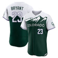 Rebec C.Rockies #23 Kris Bryant Player Green City Connect Limited Elite Home Stitched Jerseys