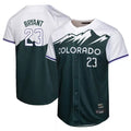 Rebec C.Rockies #23 Kris Bryant Player Green City Connect Limited Home Game Stitched Jerseys
